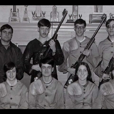 Army ROTC group photo.