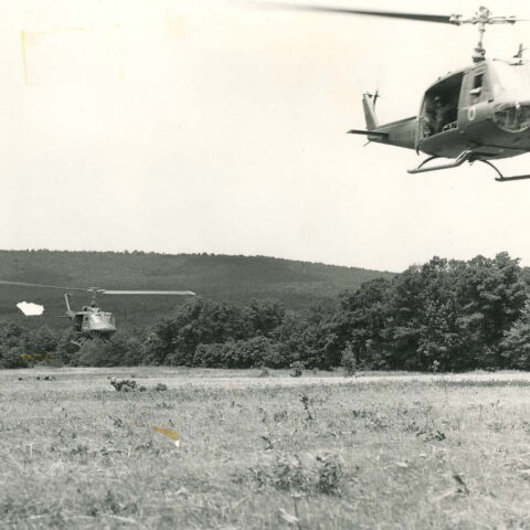 Helicopters coming to spring field training.